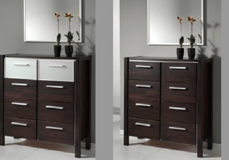 Nachtkast Murano_6 laden_kommode_ladenkast_wenge_satine_van Hout_slk_theo bot